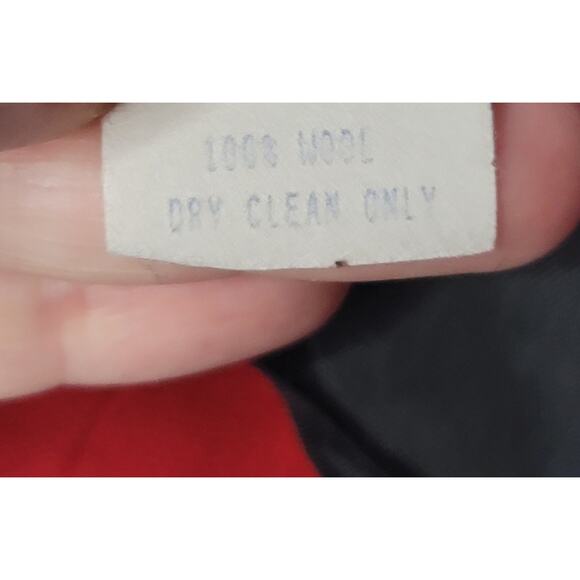 Double D Ranch Wear- Women's Wool Red Bolero Jacket- Size Medium - Picture 4 of 9